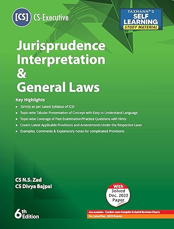 Jurisprudence Interpretation & General Laws (JIGL) | Study Material